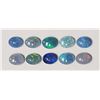 Image 1 : 2) 10 GENUINE OPAL TRIPLET STONES