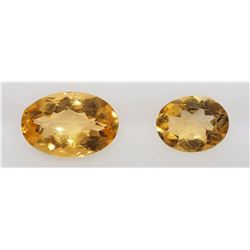 6) GENUINE NOVEMBER BIRTHSTONE CITRINE GEMSTONES