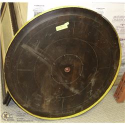 LARGE VINTAGE WOOD / METAL CROKINOLE GAME