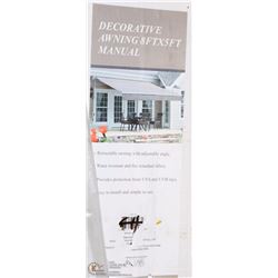 8'X5' DECORATIVE AWNING