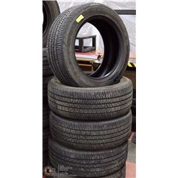 POLICE SEIZURE!! 4 MOSTLY NEW SUMMER TIRES.