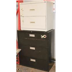TWO FILING CABINETS