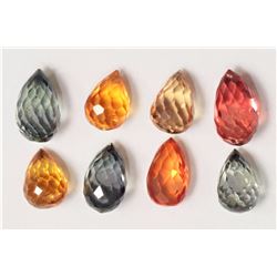 27) GENUINE BRIOLETTE SAPPHIRE GEMSTONES