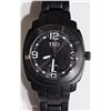 Image 2 : 32) TKO MEN'S BLACK STAINLESS STEEL ORLOGI WATCH