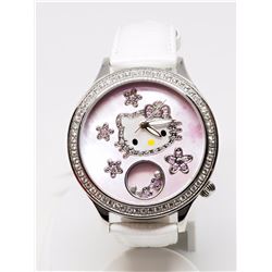 45) SIMMONS JEWELRY CO. HELLO KITTY SAPPHIRE WATCH