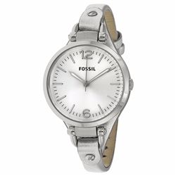 BRAND NEW FOSSIL SILVER BAND WHITE METALLIC WATCH