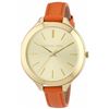 Image 1 : NEW MICHAEL KORS RUNWAY SLIM LEATHER STRAP WATCH