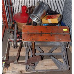 PALLET OF ESTATE TOOLS AND MORE