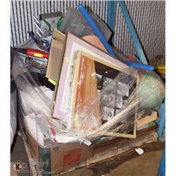 PALLET OF DAMAGED/UNCLAIMED  MERCHANDISE NOT FOR