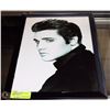 Image 1 : SMALL BLACK AND WHITE FRAMED ELVIS PICTURE