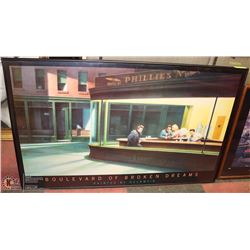 BOULEVARD OF BROKEN DREAMS FRAMED PICTURE