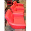 Image 1 : 3 RED CHAIRS