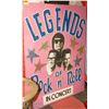 Image 1 : LARGE WOOD LEGENDS WALL HANGING WITH ELVIS