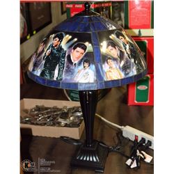 ELVIS "THE KING OF ROCK AND ROLL" STAINED GLASS