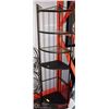 Image 1 : CORNER WROUGHT IRON 6' WITH GLASS SHELF