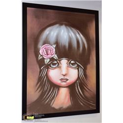 FRAMED ANGELINA WRONA PRINT "ANIKA".