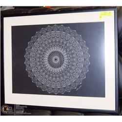 MANDELLA DESIGN FRAMED PRINT BY G.OAHUNTRY JR