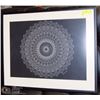 Image 1 : MANDELLA DESIGN FRAMED PRINT BY G.OAHUNTRY JR