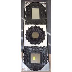 3 PC DECORATIVE MIRROR SET