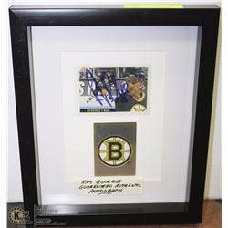 RAY BOURQUE GUARANTEED AUTHENTIC