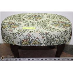 VINTAGE NEEDLE POINT LOOK FOOT REST