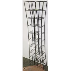 APPROX. 4' METAL CD/ MEDIA  STAND