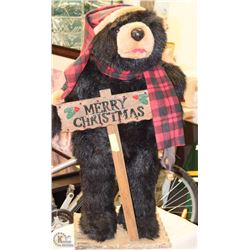 3' MERRY CHRISTMAS BEAR
