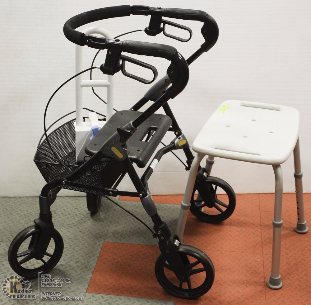 PIPER MINI WALKER WITH BATHTUB BENCH AND GRAB RAIL