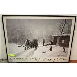ALLEN SAP GALLERY FRAMED PRINT 24” X 18”