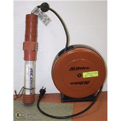 AC DELCO 25 FEET 10 AMP RETRACTABLE EXTENSION