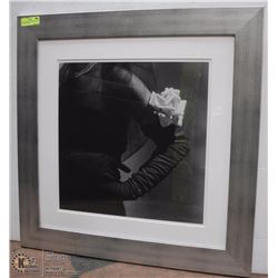 RALPH LAUREN FRAMED PICTURE OF A GIRL 30"X30"