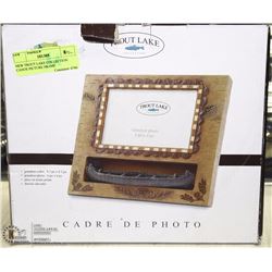 NEW TROUT LAKE COLLECTION CANOE PICTURE FRAME