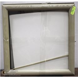 3 OAK 24X24 PICTURE FRAMES.