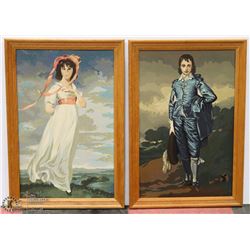 2 PICTURES INCL 1 OF A BOY , 1 OF A GIRL