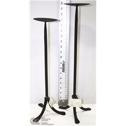 2 CANDLE HOLDERS  NEW 19"  HIGH
