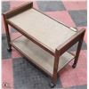 Image 1 : ESTATE TEA ROLLING 2 TIER TEA TABLE