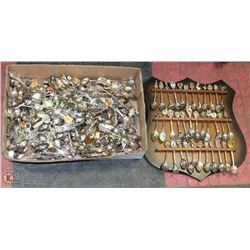 HUGE COLLECTION OF ESTATE MINI SPOONS