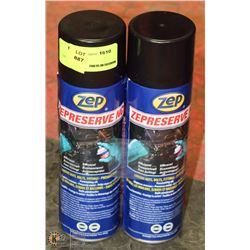 2 CANS OF ZEPRESERVE MC PENETRATING OIL