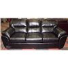 Image 3 : NEW BLACK LEATHERETTE SOFA WITH LOVE SEAT