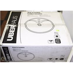 NEW UBERHAUS DROP IN SINK.21.25"X18.25"