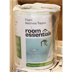 NEW TWIN SIZE FOAM MATTRESS TOPPER