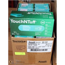 CASE WITH 10 BOXES OF XL EXAMINATION GLOVES