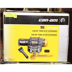 NEW CAN AM TERRA 35 BY SUPERWINCH 3500LB CAPACITY.