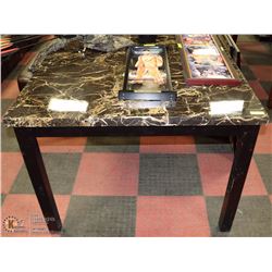 NEW FAUX MARBLE TOP BAR HEIGHT 48" X 48" TABLE
