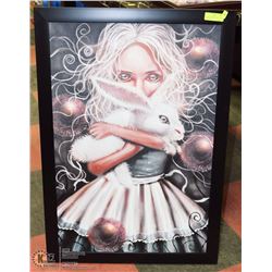 FRAMED ANGELINA WRONA PRINT "RESURRECTION"