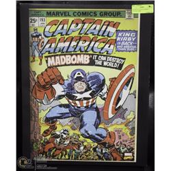 MARVEL'S CAPTAIN AMERICA CANVAS COMIC
