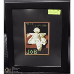 JOB PAPER AND CIGARETTES PICTURE  13"X16"