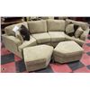 Image 1 : NEW 4 PC MUSHROOM TONE SOFT FEEL SECTIONAL WITH