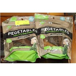 TWO BAGS OF DOG TREATS ON CHOICE: SWEET POTATO