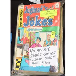 LOT OF 40  -1970'S "JUGHEADS JOKES "COMIC BOOKS